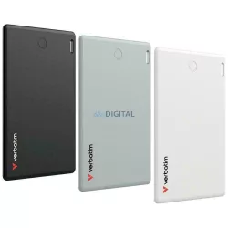   Verbatim My Finder Card Bluetooth nyomkövető – fekete-ezüst-fehér