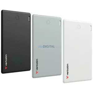 Verbatim My Finder Card Bluetooth nyomkövető – fekete-ezüst-fehér