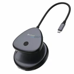   Verbatim vezeték nélküli 4K USB-C kijelző-adó Share My Screen – fekete (32147)