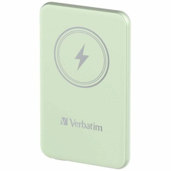 Verbatim 'n' Go vezeték nélküli mágneses powerbank 15W 5000mAh - zöld