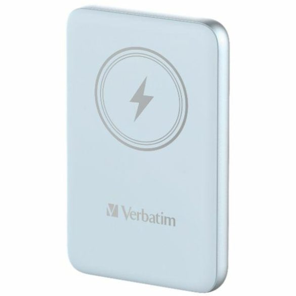 Verbatim 'n' Go vezeték nélküli mágneses powerbank 15W 5000mAh - kék