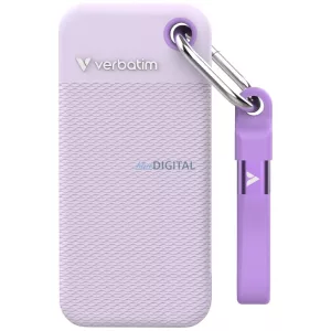 Verbatim Pocket külső SSD 1TB USB-C 3.2 gen.2 – fehér-lila (32322)