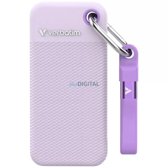Verbatim Pocket külső SSD 1TB USB-C 3.2 gen.2 – fehér-lila (32322)