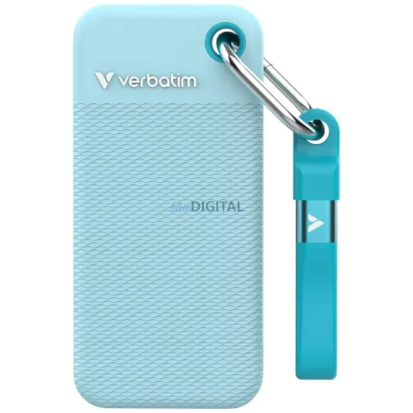 Verbatim Pocket külső SSD 1TB USB-C 3.2 gen.2 – fekete-sarki kék (32324)