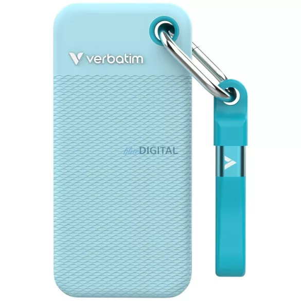 Verbatim Pocket külső SSD 2TB USB-C 3.2 gen.2 – fekete-sarki kék (32325)
