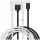 Verbatim Sync & Charge kábel USB-C - USB-A essentials 18W – fekete / fehér 2 db (32393)