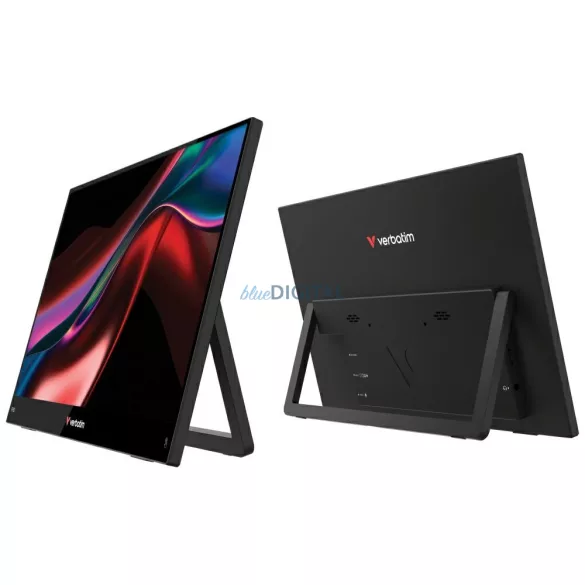 Verbatim LIGHT hordozható érintőképernyős monitor 14" FHD fekete 32400