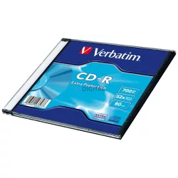   Verbatim CD-R lemez 700MB 52x Extra Protection – fehér 1 db (43347)