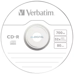 Verbatim CD-R Extra Protection 700MB 52X 100 db (43411)