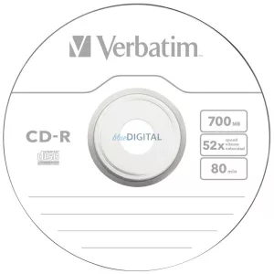 Verbatim CD-R Extra Protection 700MB 52X 100 db (43411)