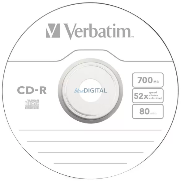 Verbatim CD-R Extra Protection 700MB 52X 100 db (43411)