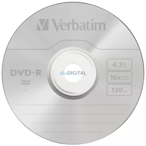 Verbatim DVD-R matt ezüst 4.7GB 16X 50 db (43548)