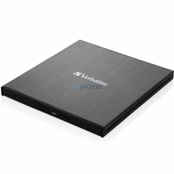 Verbatim külső Slimline Blu-ray író + USB 3.0 kábel – fekete (43890)