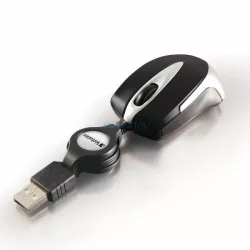   Verbatim Go Mini optikai egér USB-A 1000 dpi – fekete (49020)