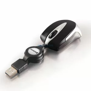 Verbatim Go Mini optikai egér USB-A 1000 dpi – fekete (49020)