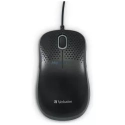   Verbatim Silent optikai egér USB-A 1000 dpi – fekete (49024)