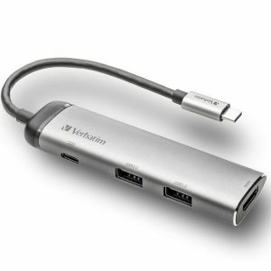 Verbatim dokkoló USB-C - USB-C/ 2xUSB-A 3.0/HDMI - szürke