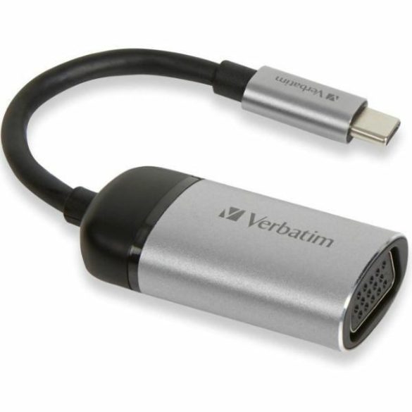 Verbatim USB-C - VGA adapter - szürke