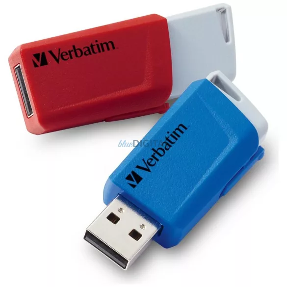 Verbatim Store 'n' Click USB 3.0 pendrive 32GB 2 db piros/kék 49308