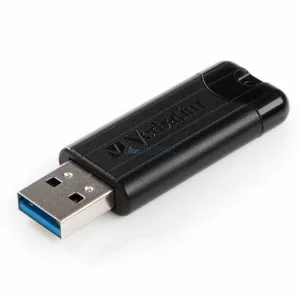 Verbatim USB-A 3.2 Gen 1 PinStripe pendrive 32GB – fekete (49317)