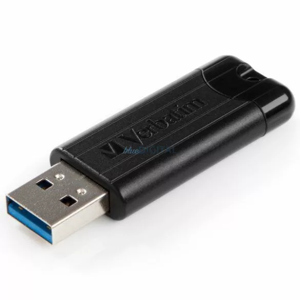 Verbatim USB-A 3.2 Gen 1 PinStripe pendrive 64GB – fekete (49318)