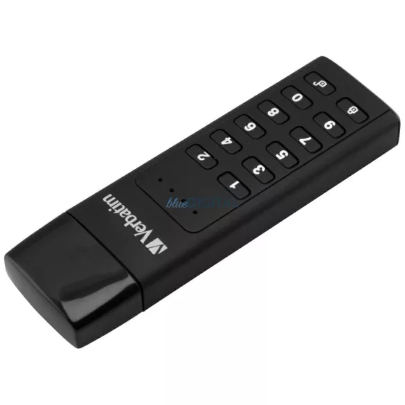 Verbatim Keypad Secure külső meghajtó USB 3.2 Gen 1 32GB – fekete (49427)