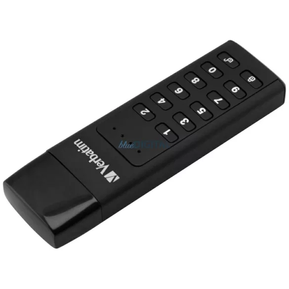 Verbatim Keypad Secure külső meghajtó USB-C 3.2 Gen 1 128GB – fekete (49432)