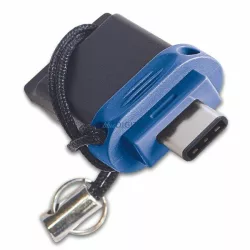 Verbatim USB-C/USB-A pendrive 64GB – fekete (49967)