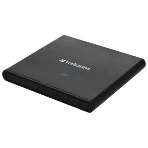 Verbatim külső Slimline CD/DVD író USB2.0 – fekete (53504)