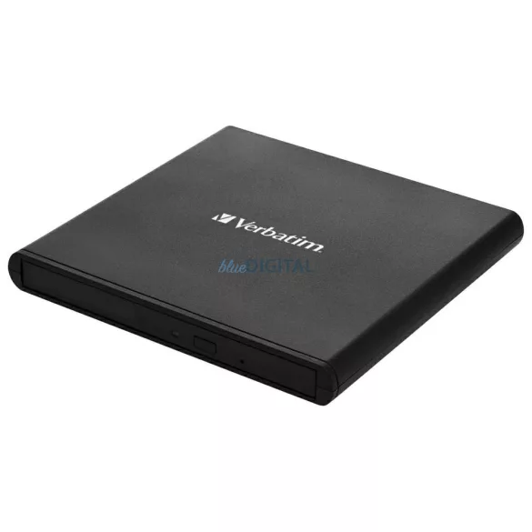 Verbatim külső Slimline CD/DVD író USB2.0 – fekete (53504)