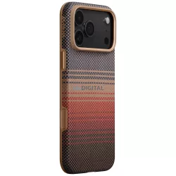   PITAKA Aramid UltraGuard Moonrise MagSafe tok iPhone 17 Pro Max, naplemente színben