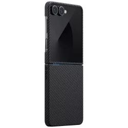   PITAKA Ultra-Slim MagSafe tok Samsung Galaxy Z Flip7, fekete-szürke