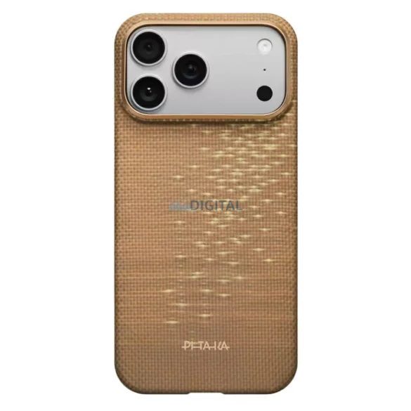 PITAKA Ultra-Slim MagSafe tok iPhone 17 Pro Max, arany csillogású