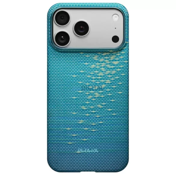 PITAKA Ultra-Slim MagSafe tok az iPhone 17 Pro Max, lucid blue színben