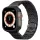 PITAKA Carbon Fiber Modern karkötő Apple Watch 1/2/3/4/5/6/7/8/9/10/11/SE/SE 3/Ultra 1/2/3 modellekhez, fekete