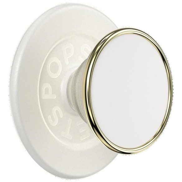 Popsockets Round Luxe Coconut Creme Enamel MagSafe kitámasztó - bézs