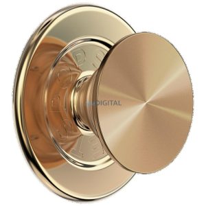 Popsockets Round Radial Gold Aluminum MagSafe kitámasztó - arany színű