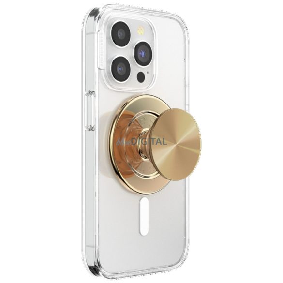 Popsockets Round Radial Gold Aluminum MagSafe kitámasztó - arany színű
