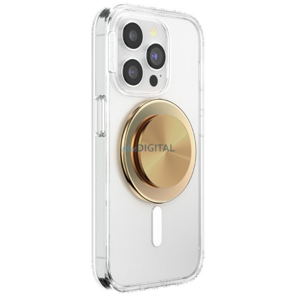 Popsockets Round Radial Gold Aluminum MagSafe kitámasztó - arany színű