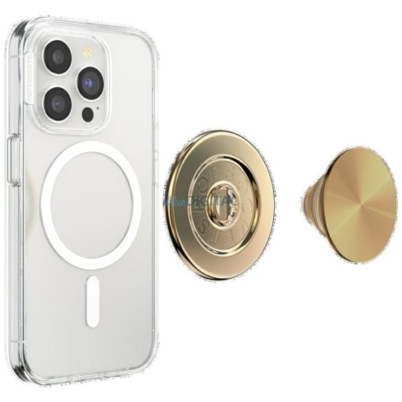 Popsockets Round Radial Gold Aluminum MagSafe kitámasztó - arany színű