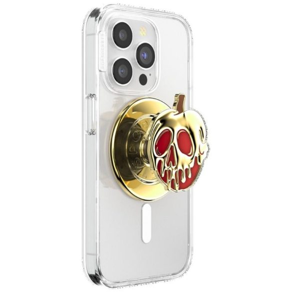Popsockets Round Disney Enamel Poison Apple MagSafe kitámasztó - arany színű