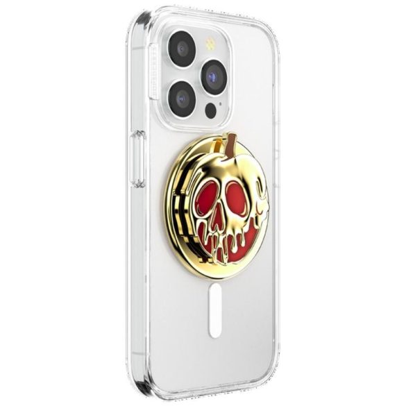 Popsockets Round Disney Enamel Poison Apple MagSafe kitámasztó - arany színű