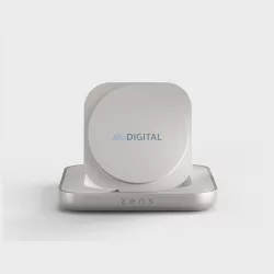   Zens mágneses indukciós éjjeliszekrény-töltő Qi2 15W USB-C – fehér