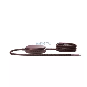 Zens Pro 2 indukciós töltő Qi2 15W USB-C/USB-C – meggypiros