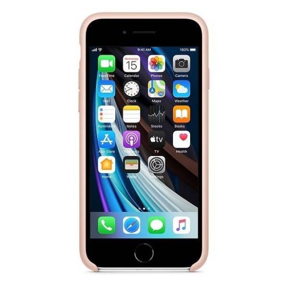 Apple MXYK2ZM/A iPhone SE 2020 / SE 2022 homok rózsazsín szilikon tok