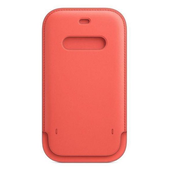 Apple MHYA3ZM/A iPhone 12/12 Pro MagSafe rózsaszín bőr tok
