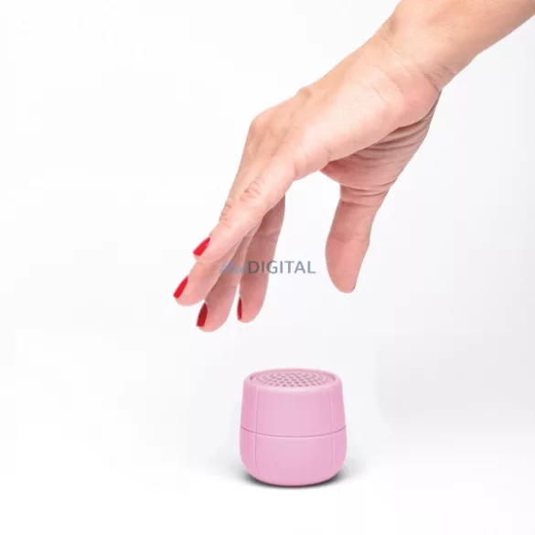 Lexon Mino X Bluetooth-hangszóró, átlátszó rózsaszín, LA120P9