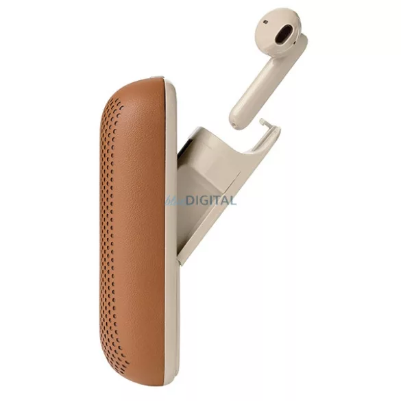 Lexon Speakerbuds vezeték nélküli fejhallgató Bluetooth-hangszóróval, teveszínű, LA127C
