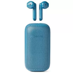   Lexon Speakerbuds vezeték nélküli fejhallgató Bluetooth-hangszóróval, kék, LA127B