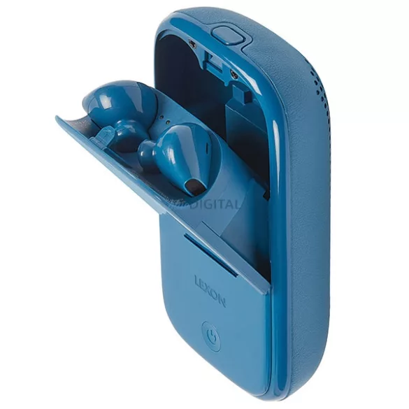 Lexon Speakerbuds vezeték nélküli fejhallgató Bluetooth-hangszóróval, kék, LA127B